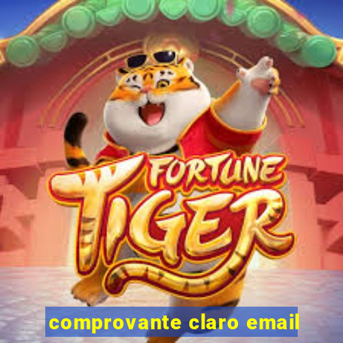 comprovante claro email